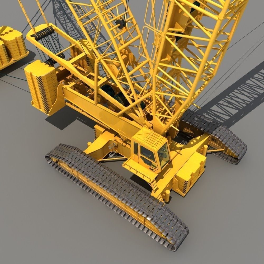 Crawler Crane 3D model_10