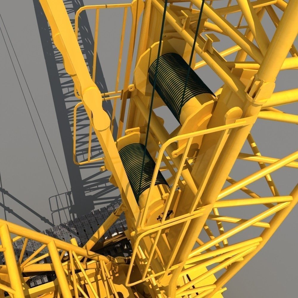 Crawler Crane 3D model_13
