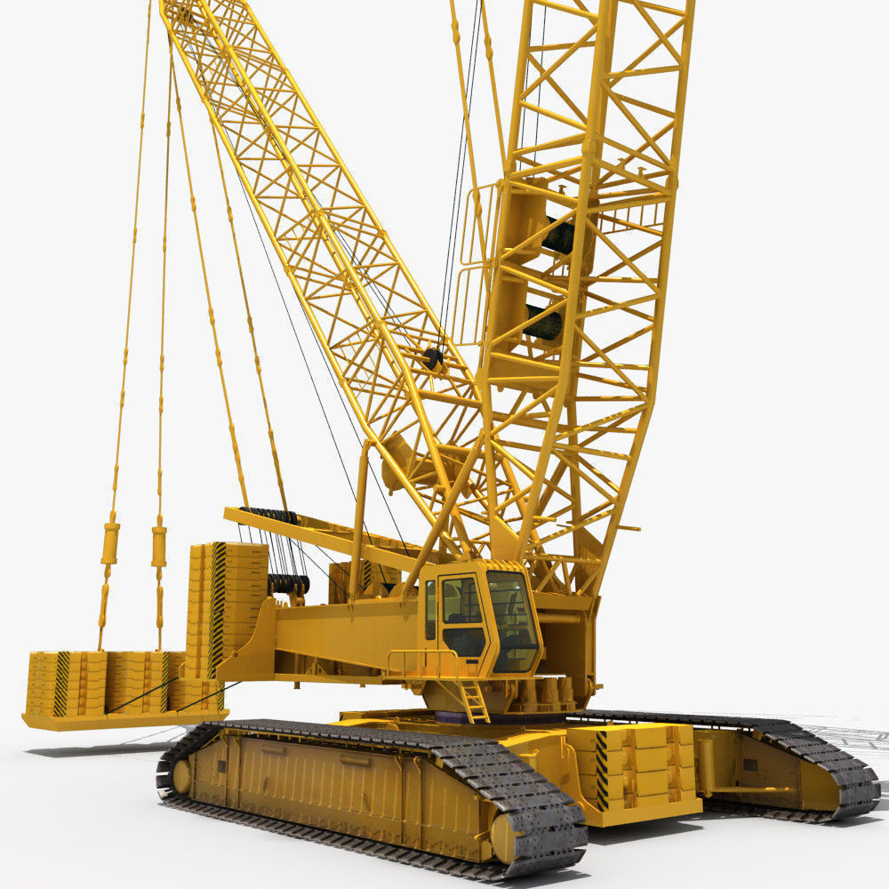 Crawler Crane 3D model_6