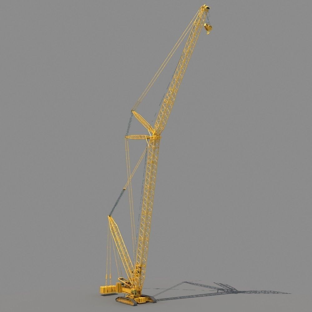 Crawler Crane 3D model_1