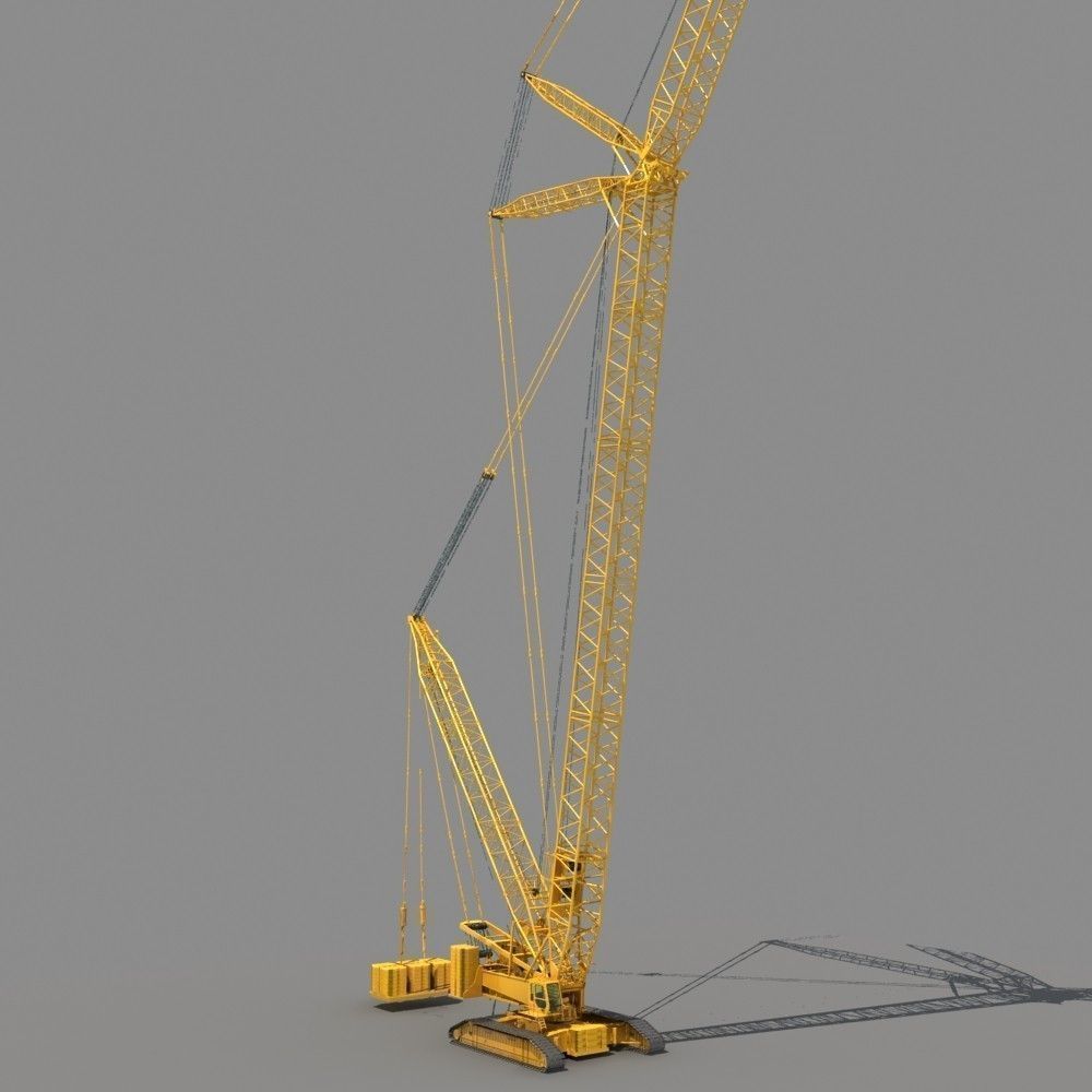 Crawler Crane 3D model_5