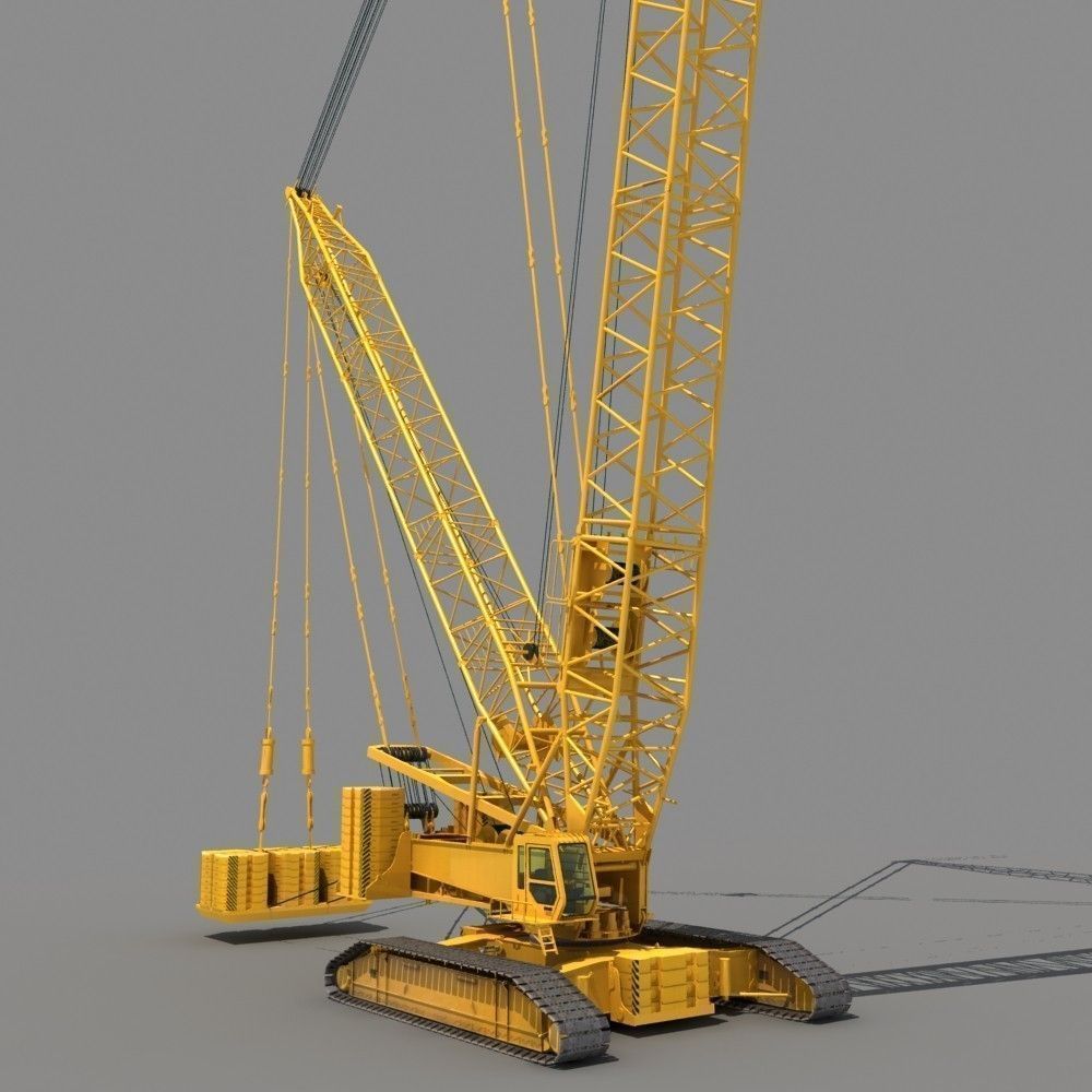 Crawler Crane 3D model_2