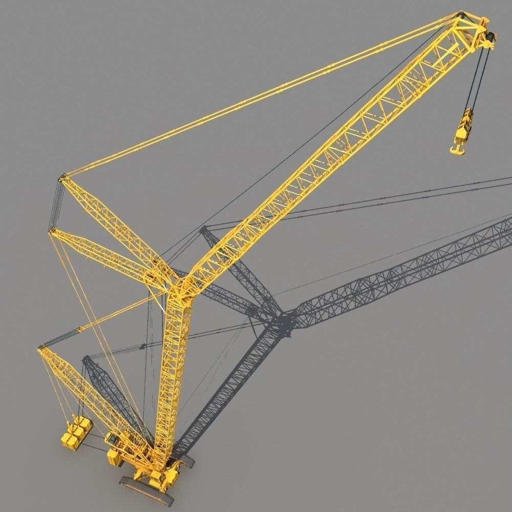 Crawler Crane 3D model_4