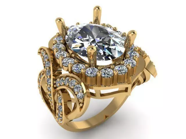 Ring T00317 3D print model_0