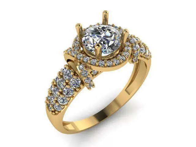 Ring T00318 3D print model_0