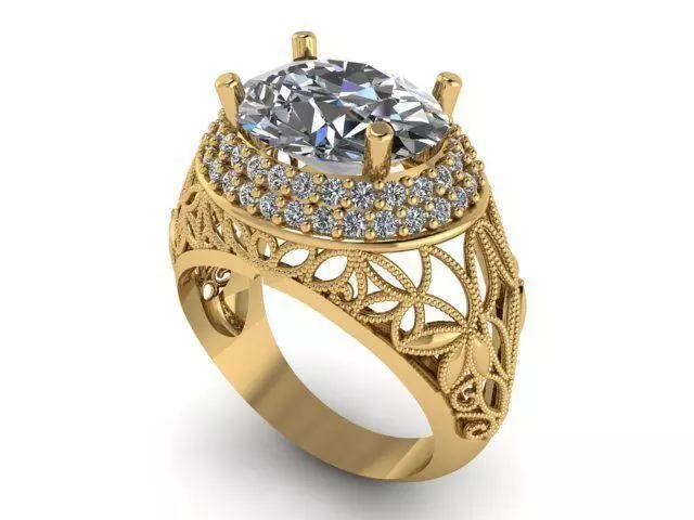 Ring T00319 3D print model_0