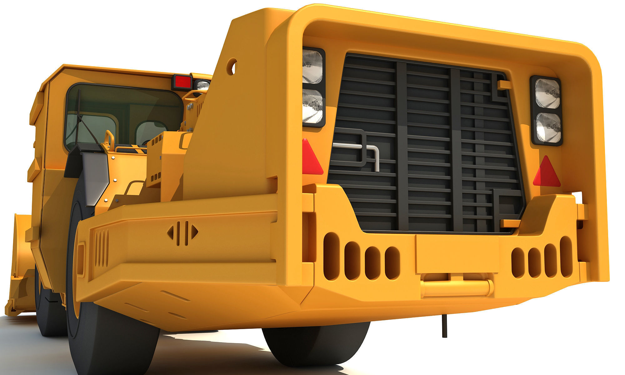 Underground Hard Rock Dump Loader 3D model_16