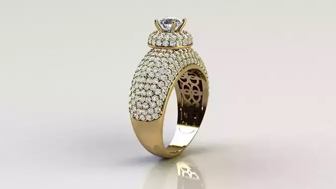 Diamond Ring 3D print model