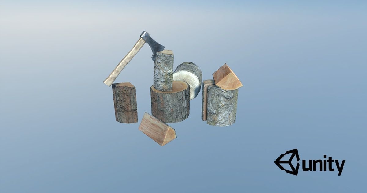 Lumberyard Decorations Low-poly 3D model_4