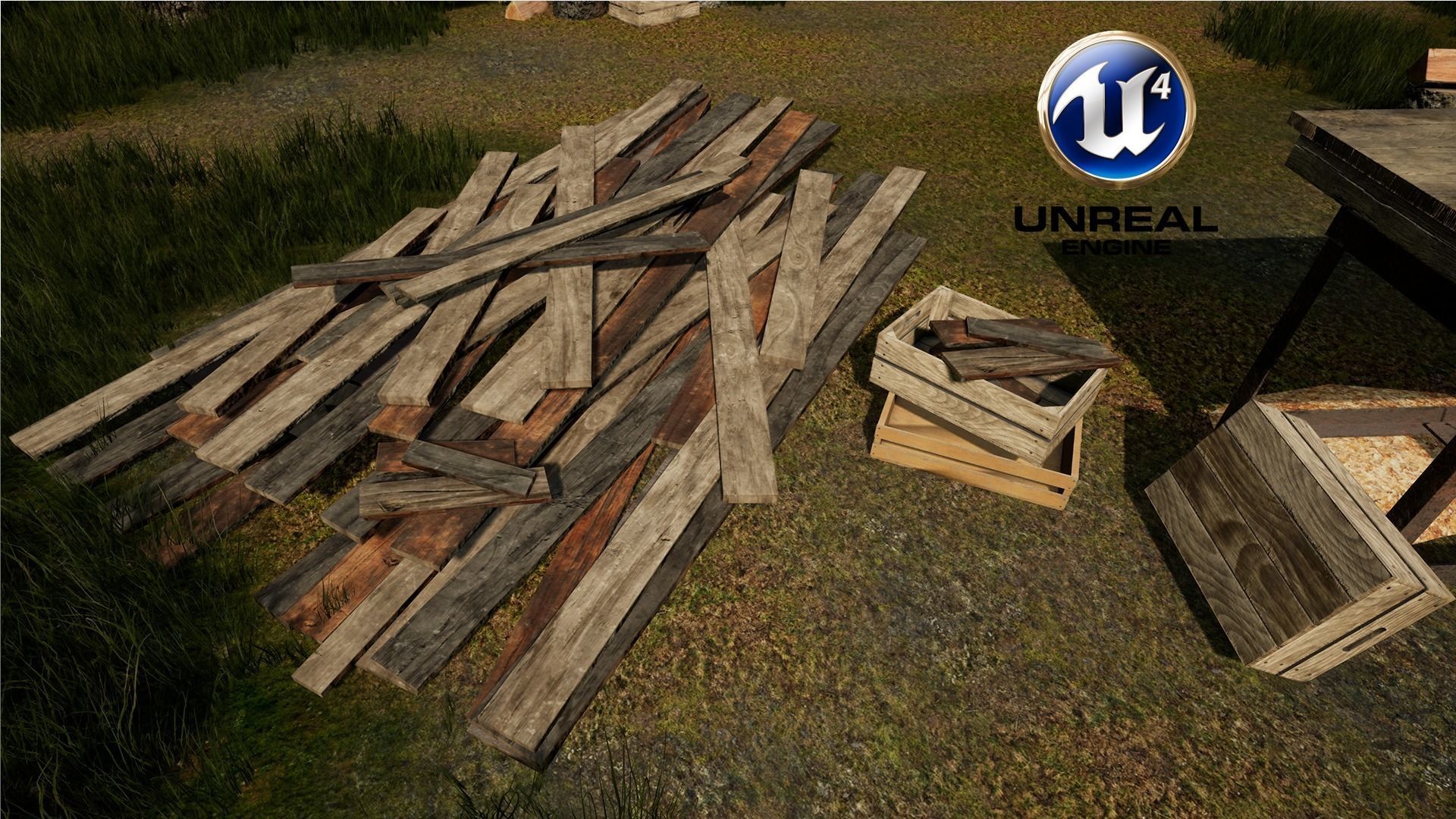 Lumberyard Decorations Low-poly 3D model_13
