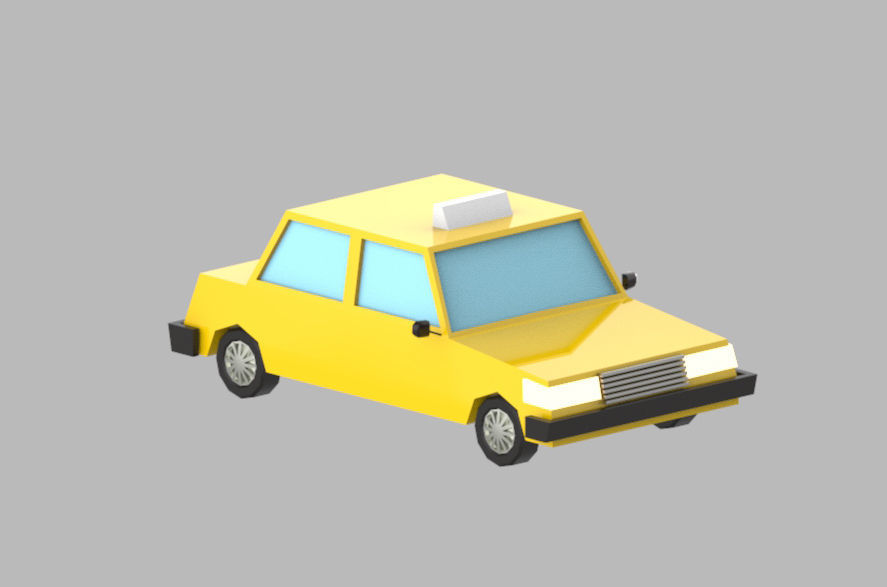 Low poly vehicles  Pack  Low-poly 3D model_17