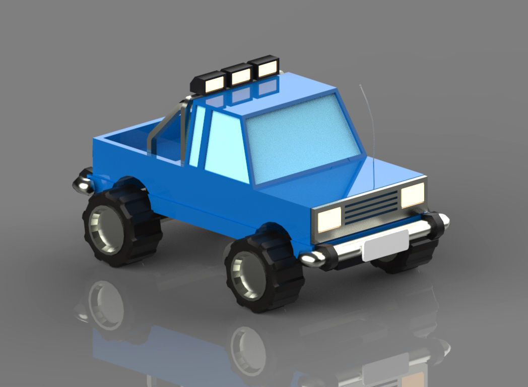 Low poly vehicles  Pack  Low-poly 3D model_2