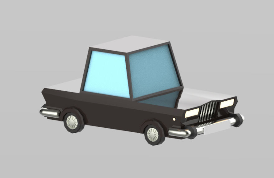 Low poly vehicles  Pack  Low-poly 3D model_19