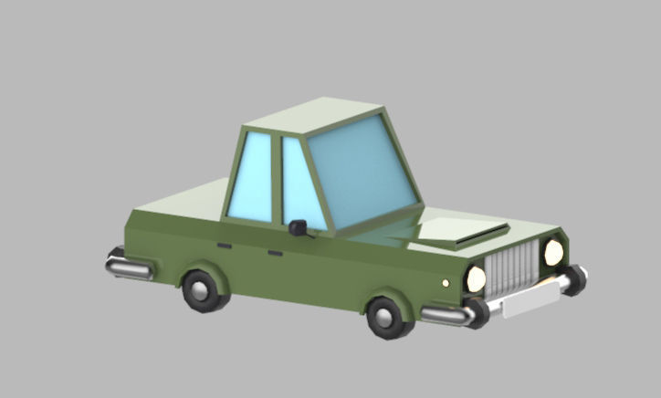 Low poly vehicles  Pack  Low-poly 3D model_11