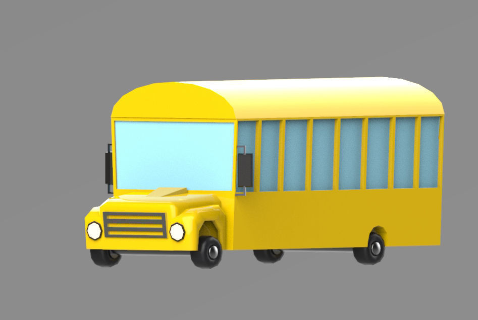 Low poly vehicles  Pack  Low-poly 3D model_7
