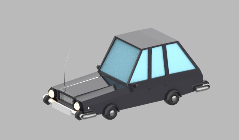 Low poly vehicles  Pack  Low-poly 3D model_20