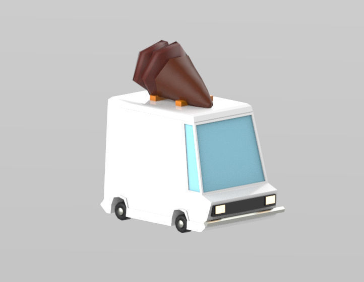 Low poly vehicles  Pack  Low-poly 3D model_22
