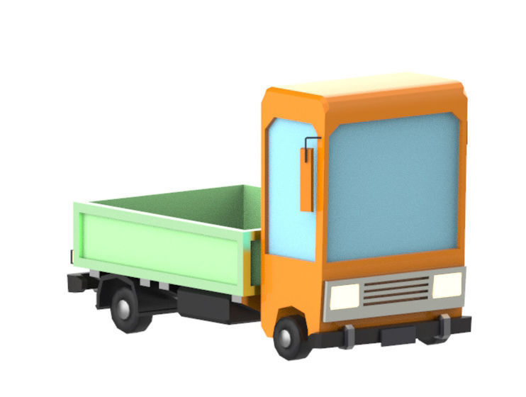 Low poly vehicles  Pack  Low-poly 3D model_21