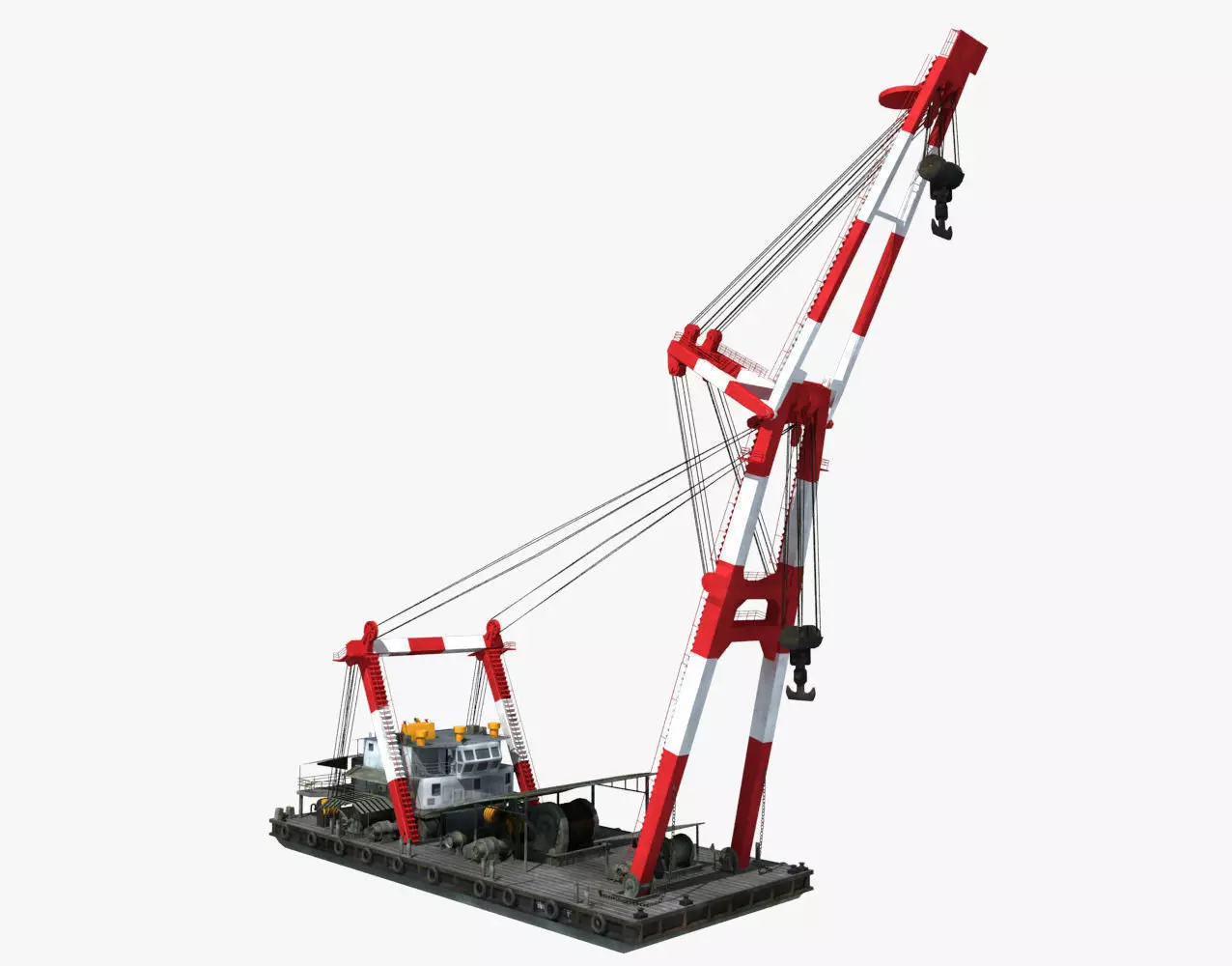 Floating Crane 3D model_0