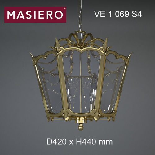 Chandelier of Masiero Brass Spots VE 1 069 S4 3D model