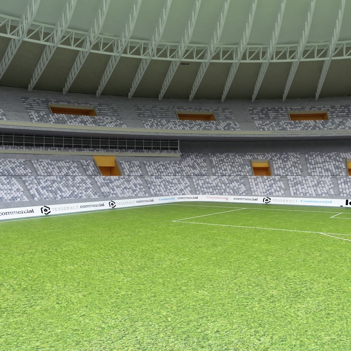 Stadium Mineirao 3D model_5