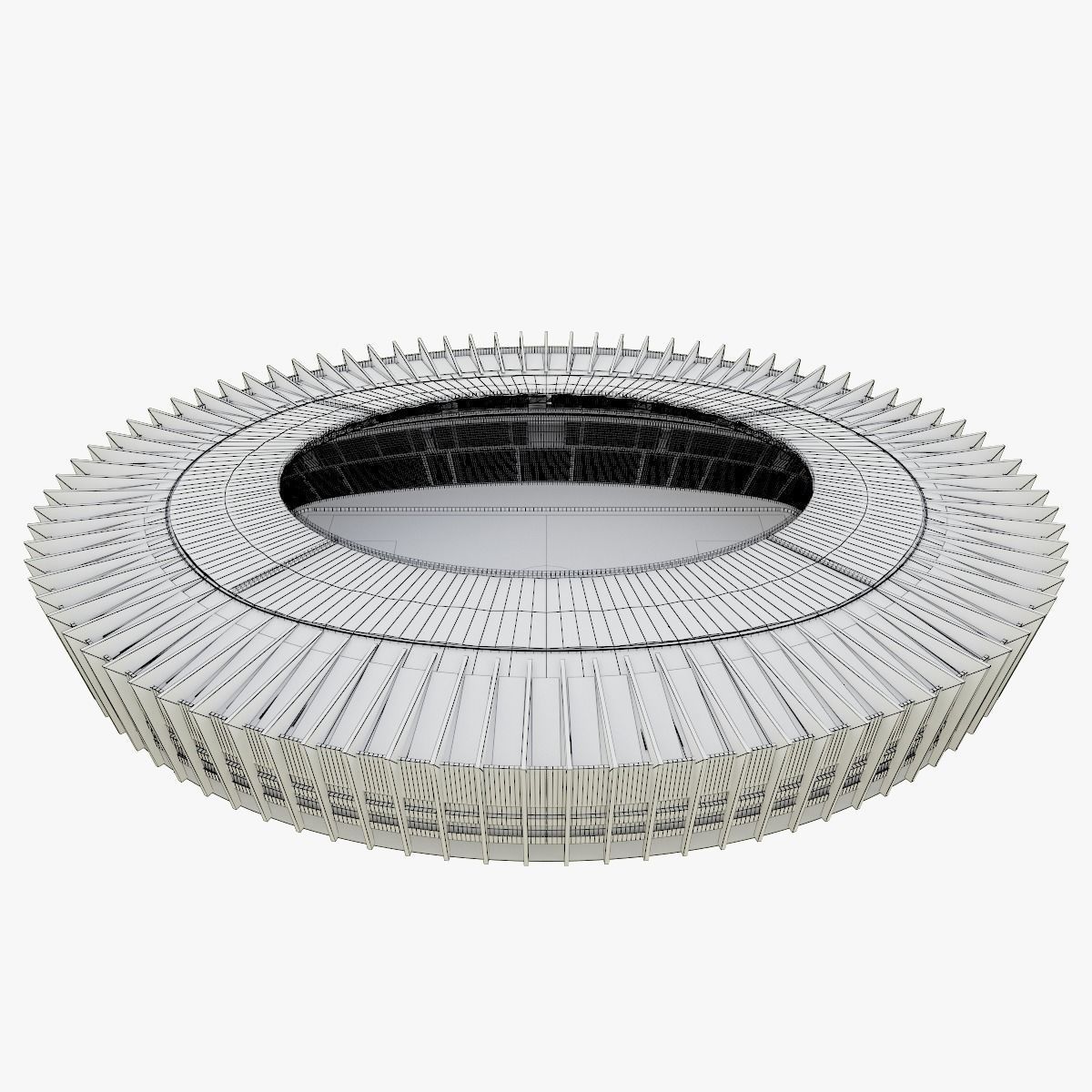 Stadium Mineirao 3D model_3