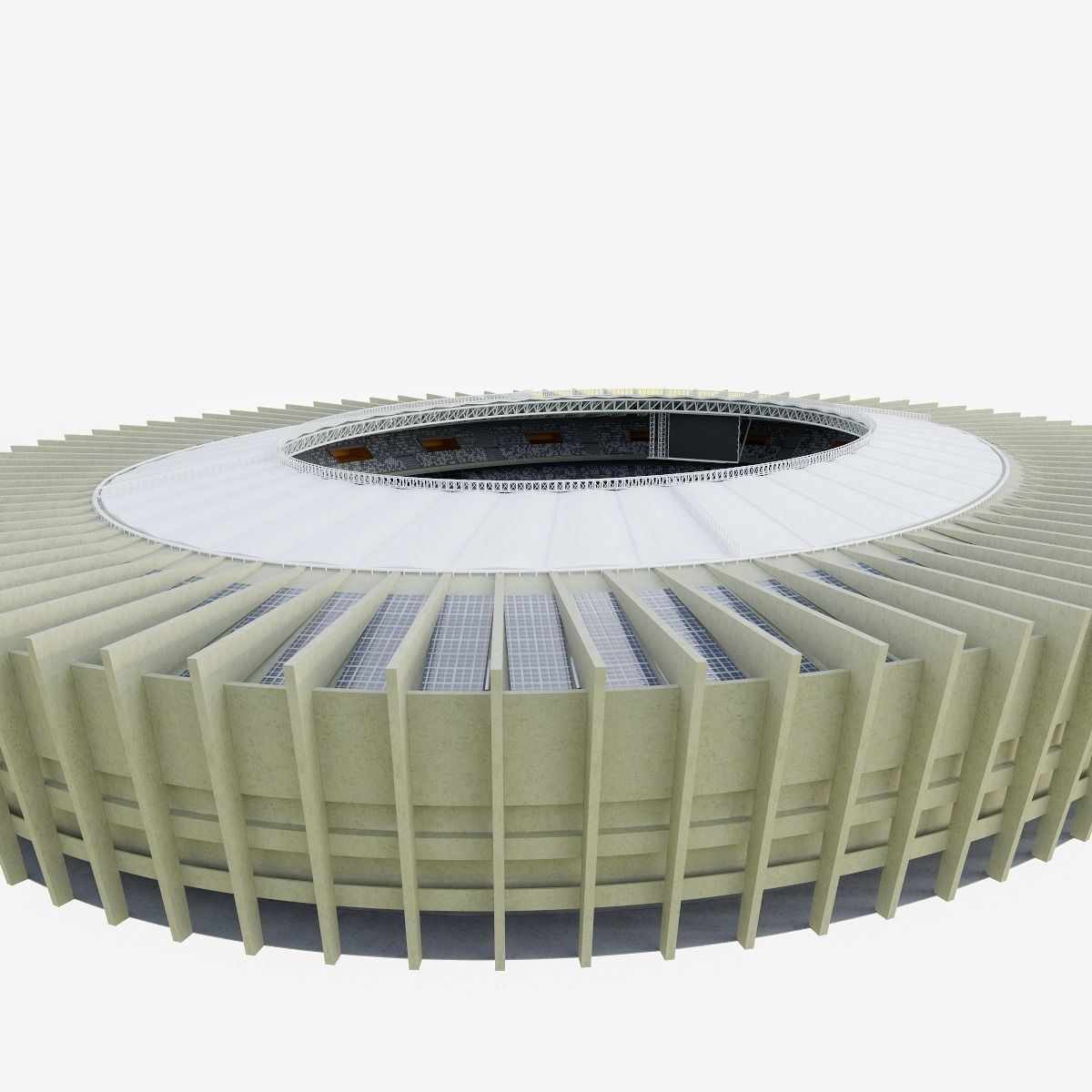 Stadium Mineirao 3D model_4