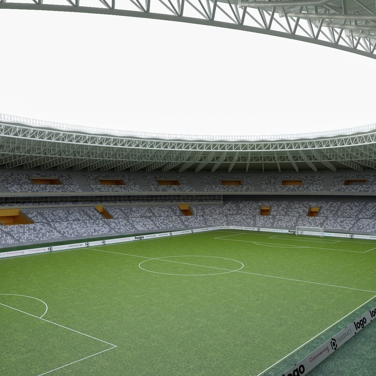 Stadium Mineirao 3D model_7