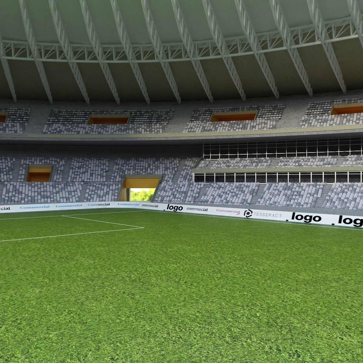 Stadium Mineirao 3D model_15