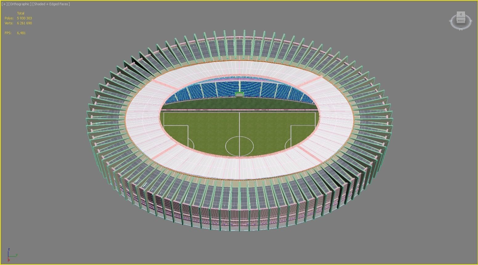 Stadium Mineirao 3D model_18
