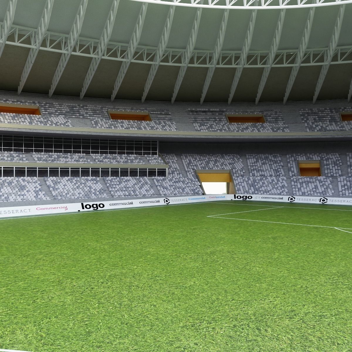 Stadium Mineirao 3D model_11