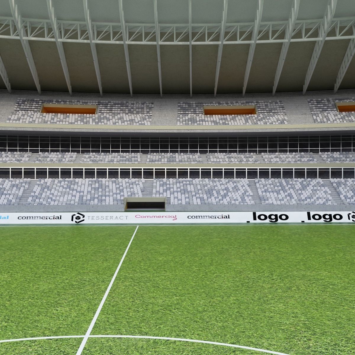 Stadium Mineirao 3D model_16