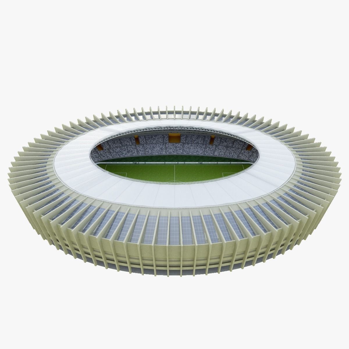 Stadium Mineirao 3D model_2