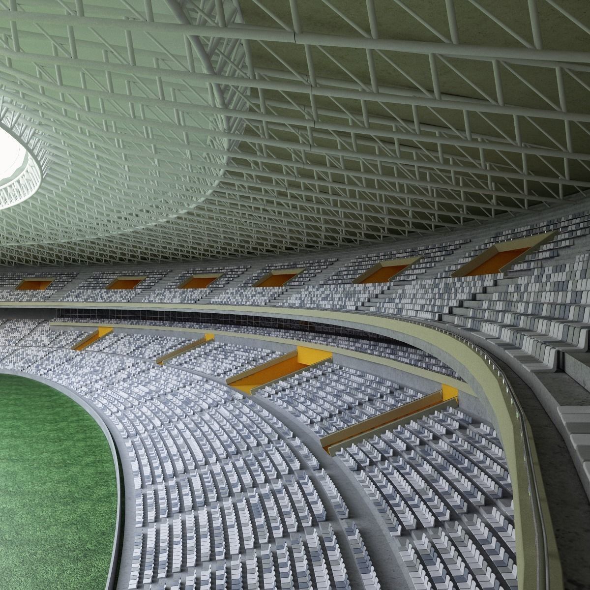 Stadium Mineirao 3D model_10