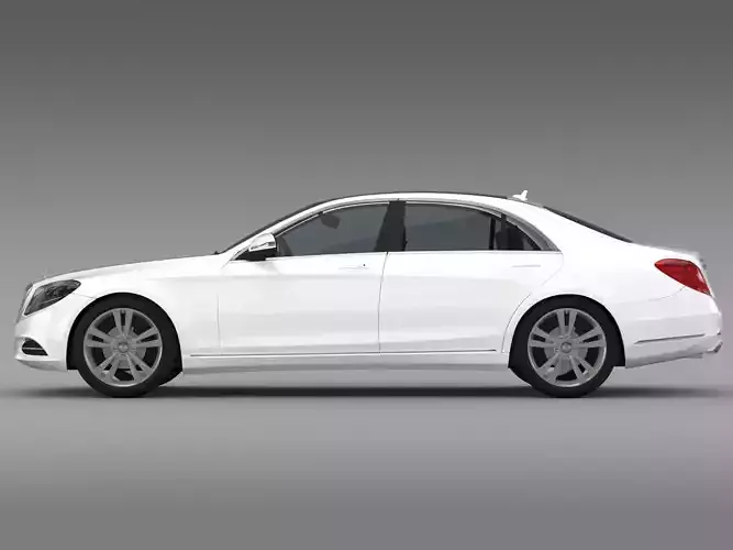 Mercedes Benz S 500 Lang V222 2016 3D model