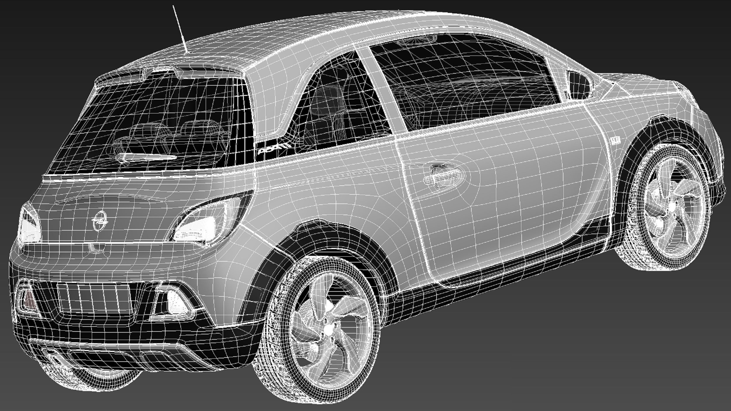 Opel Adam Rocks 2015 3D model_17