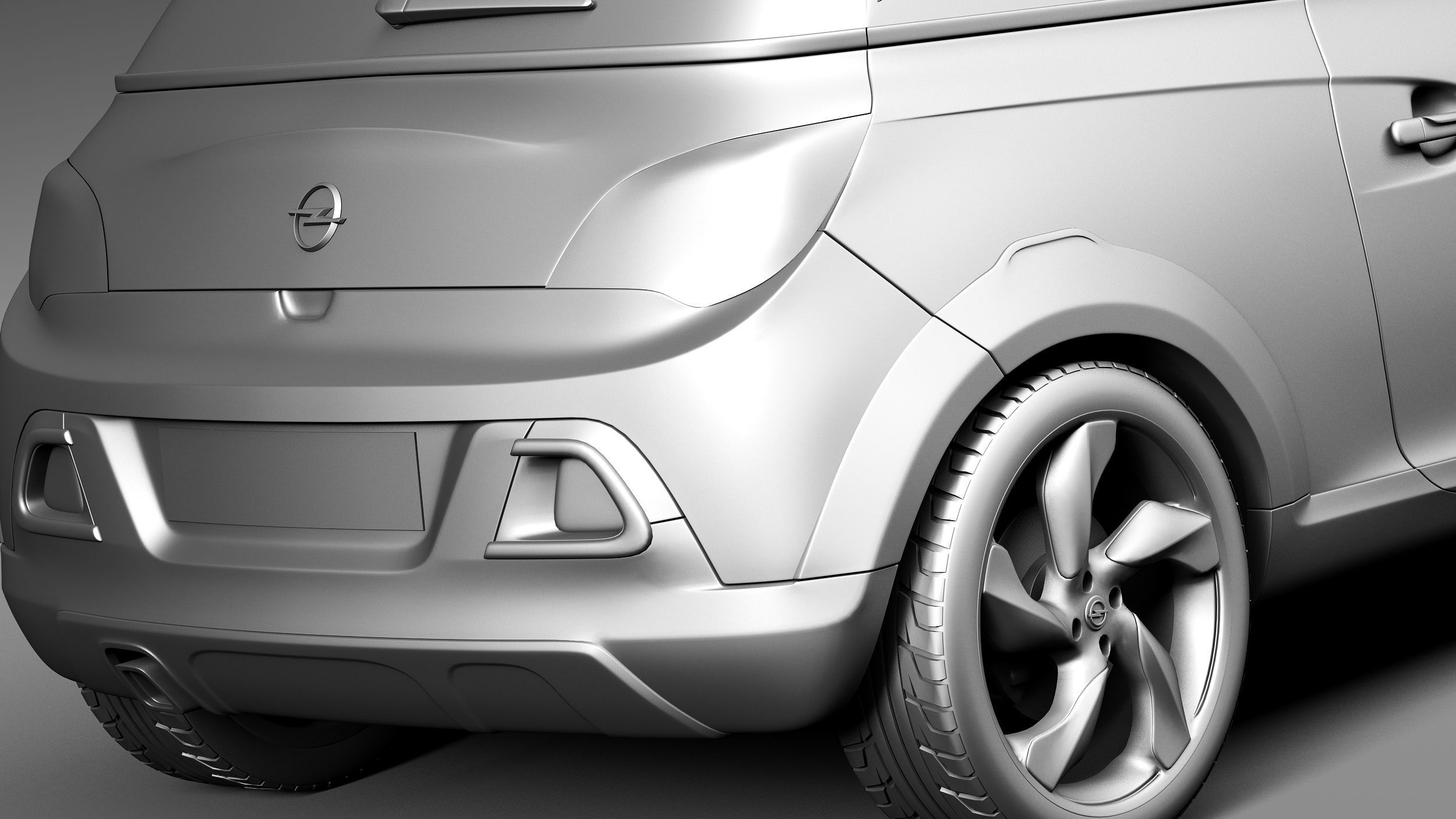 Opel Adam Rocks 2015 3D model_11