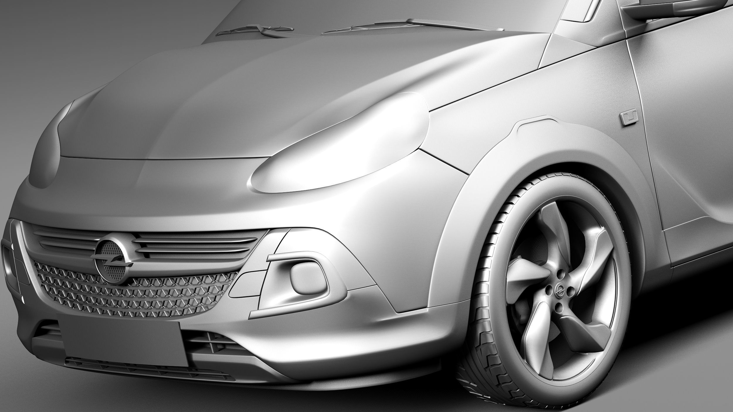 Opel Adam Rocks 2015 3D model_10