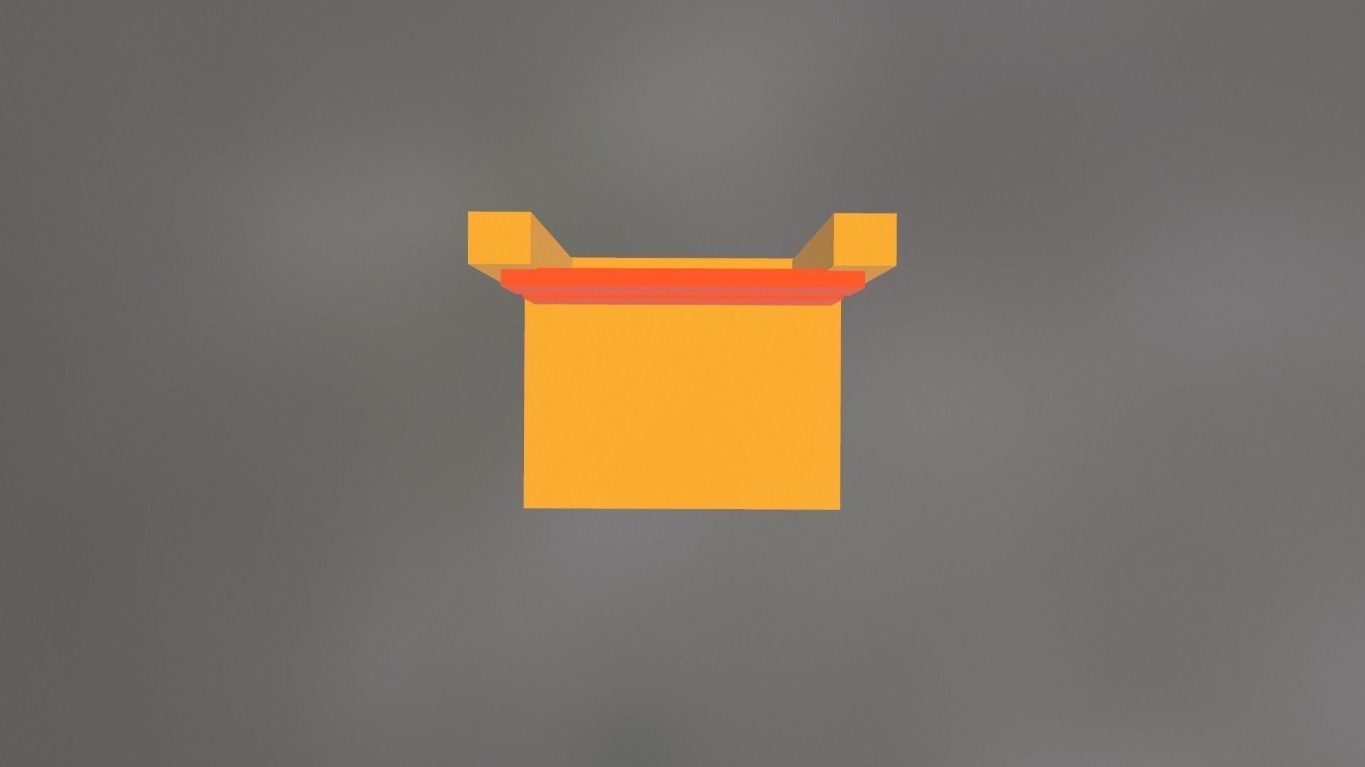 Simple Mesh CHAIR - VR - AR - Low-Poly 3D Model FREE Free low-poly 3D model_2