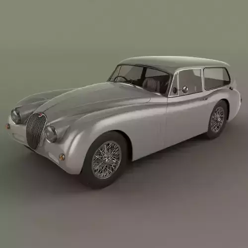 Jaguar XK150 Tow Car 3D model