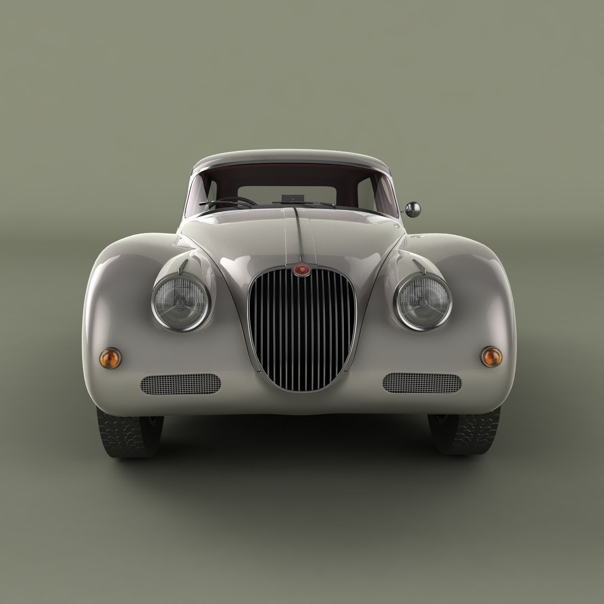Jaguar XK150 Tow Car 3D model_4