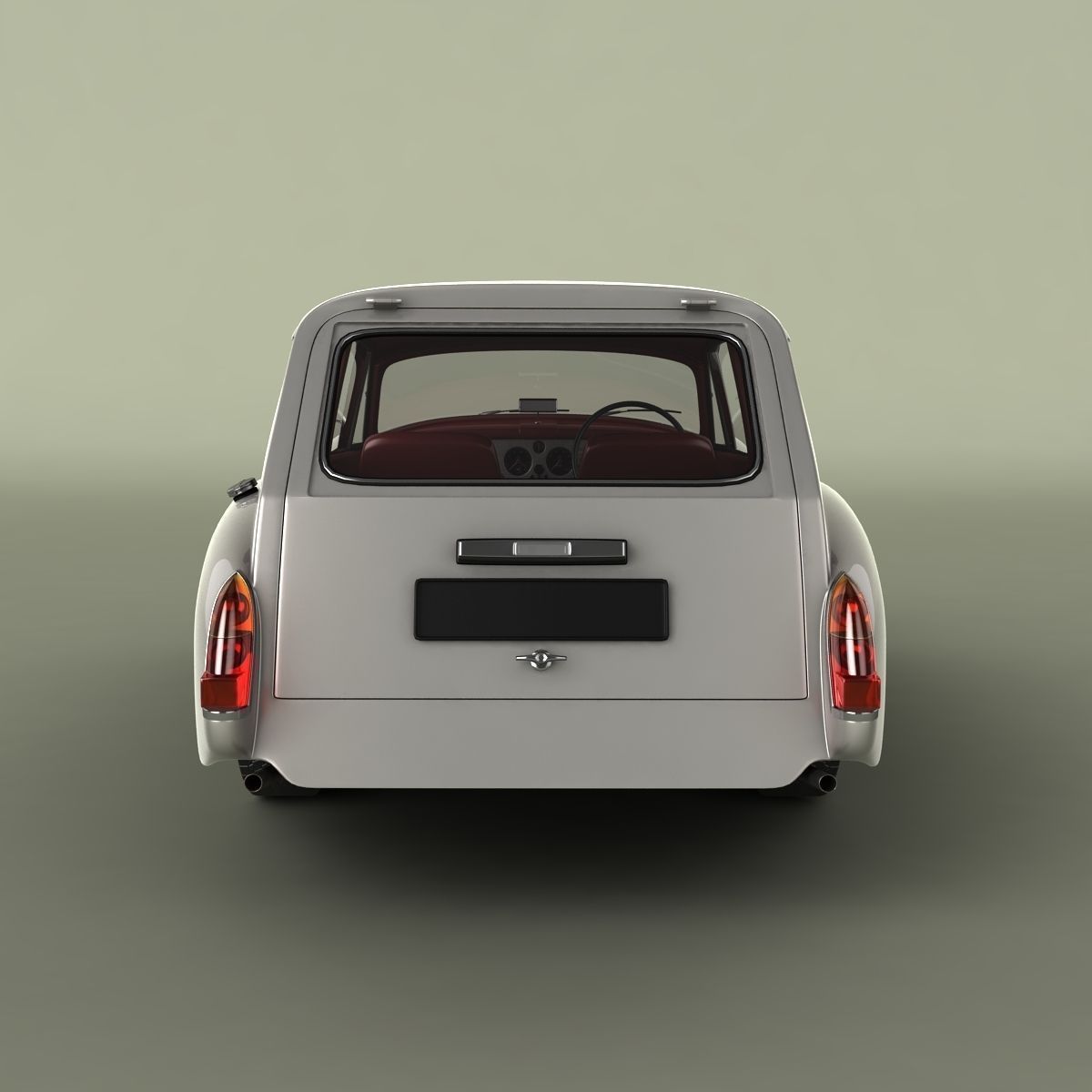 Jaguar XK150 Tow Car 3D model_3