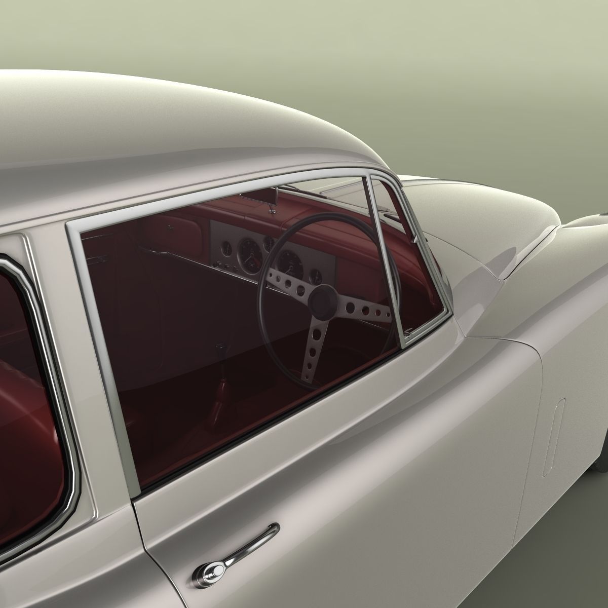 Jaguar XK150 Tow Car 3D model_8