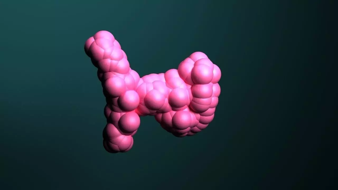 Protein molecule 3D model_0