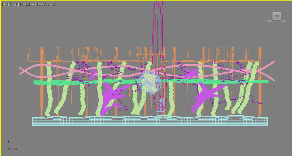 Skin Layers cross section 3D model_6