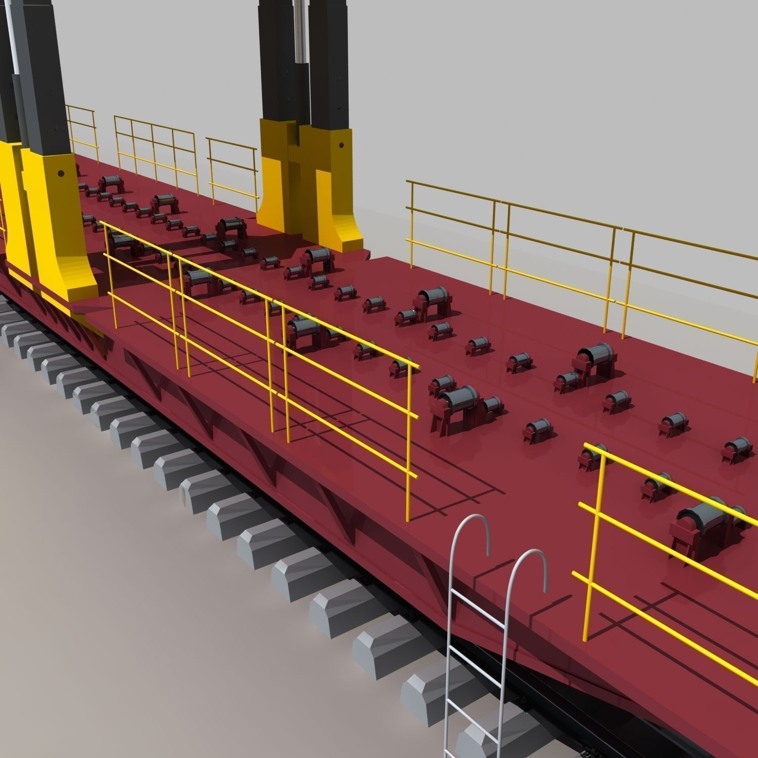 Laying Machine 3D model_8