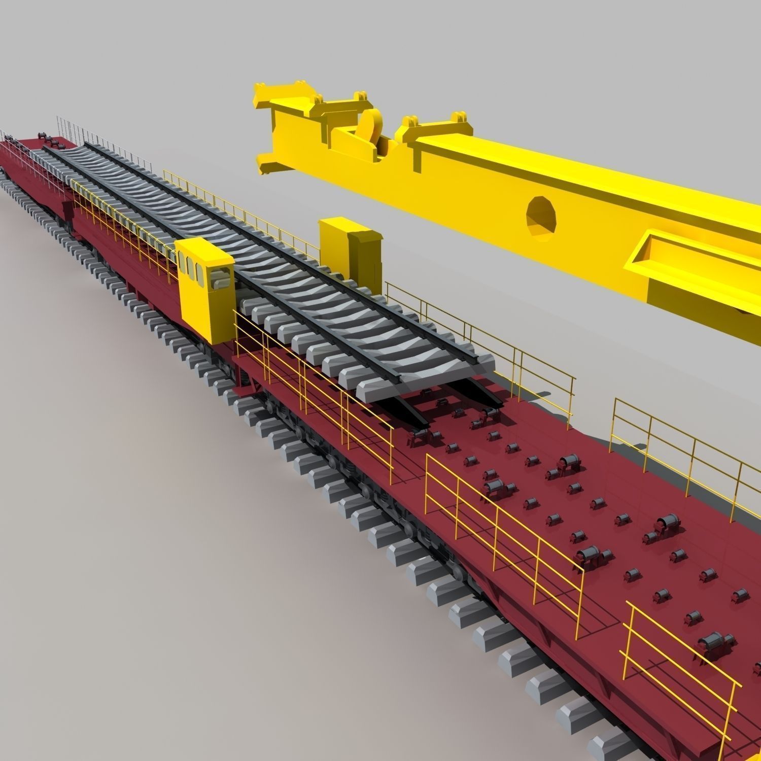 Laying Machine 3D model_11