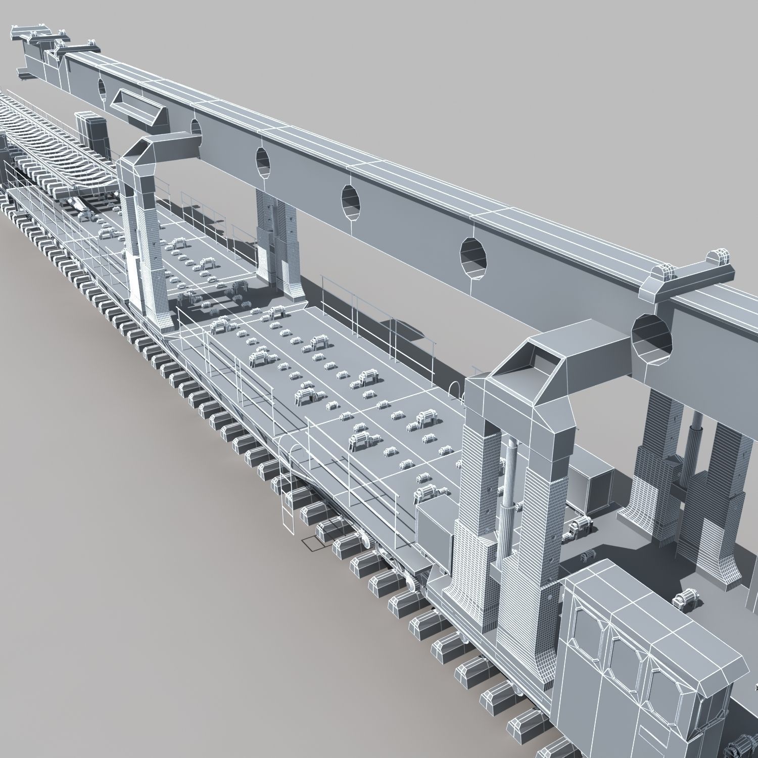 Laying Machine 3D model_13