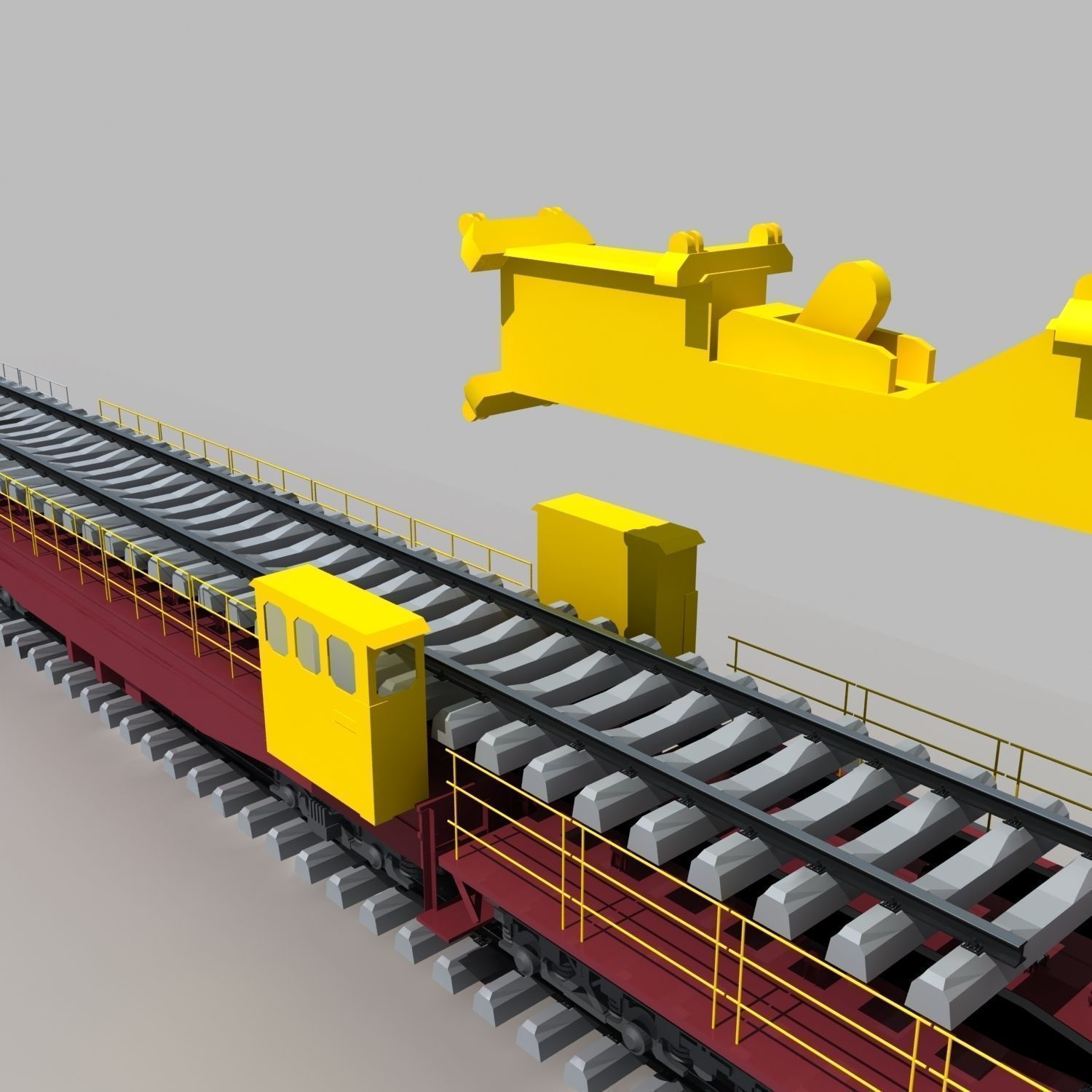 Laying Machine 3D model_14