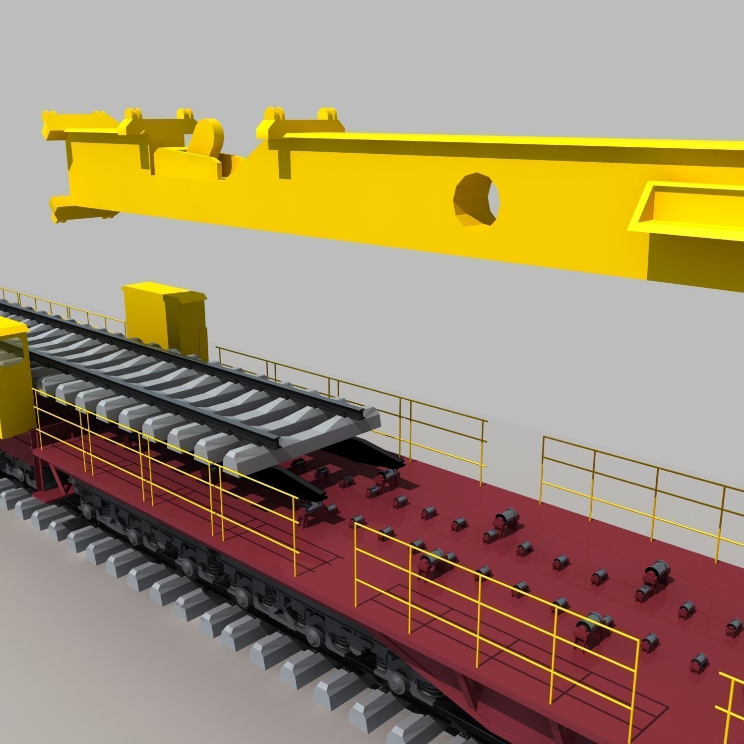 Laying Machine 3D model_22